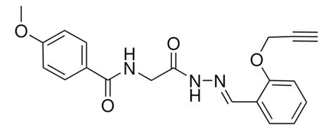 4-METHOXY-N-(2-OXO-2-(2-(2-(2-PROPYNYLOXY)BENZYLIDENE)HYDRAZINO)ETHYL ...