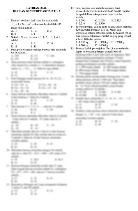 Contoh Soal Aritmatika Sosial: Latihan & Pembahasan