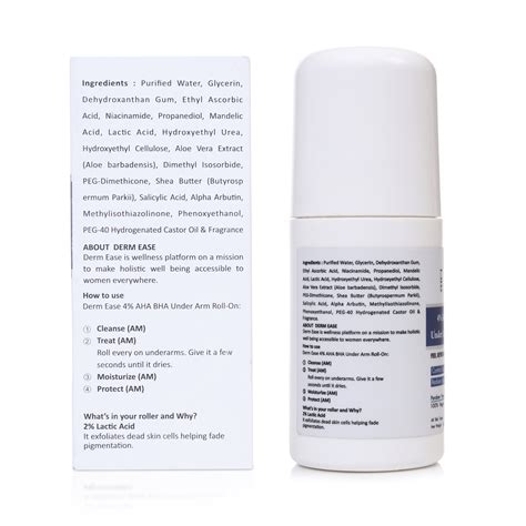 4 Percent AHA BHA Under Arm Roll Smooth – Dermease Store