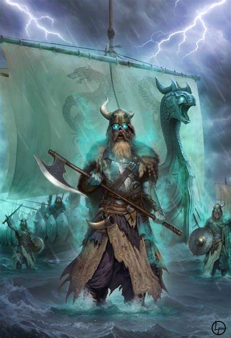 ArtStation - Vikings harbingers of death