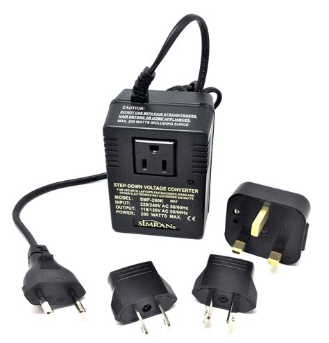 Simran Simran International Travel Voltage Converter/Adapter Kit ...