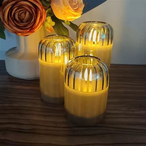 Buy glitter star hubb Acrylic Smokeless, Flameless, Battery Operated ...