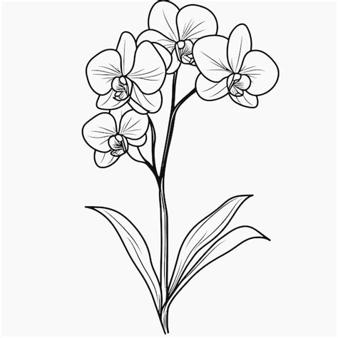 Orchid vector flower | Premium AI-generated vector