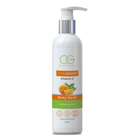 OG BEAUTY Natural Citraboost Vitamin C Body Wash 250 Ml
