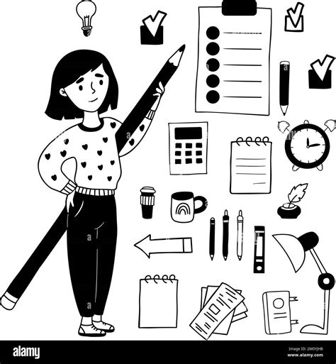 Planning Clipart Black And White