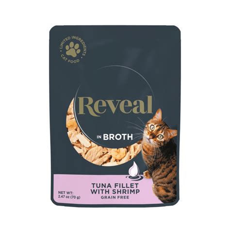 Reveal Cat Food, Tuna Fillet with Shrimp, Grain Free (2.47 oz) Delivery ...