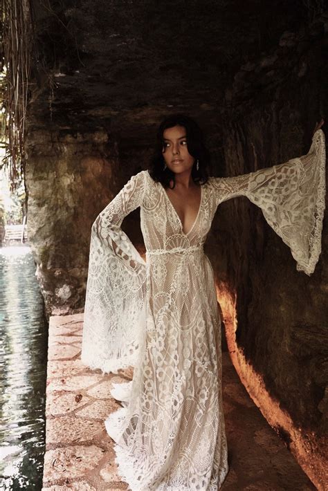 Hippie lace wedding dress 60 photos - Astyledwedding.com