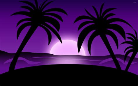 Purple Beach Sunset Wallpapers - Wallpaper Cave