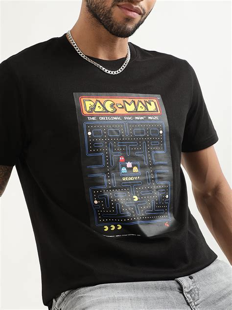 Shop Antony Morato Black Printed Regular Fit T-Shirt Online – Iconic India