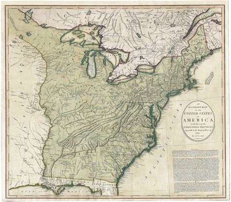 A rare, early and important map of the United States, reflecting the ...