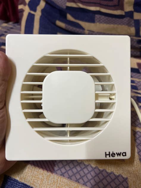 HEWA 4 inch (100mm) Exhaust fan 100% copper motor for Kitchen Bathroom ...