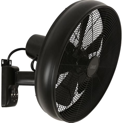 Wall fan with remote control: HxWxD 460 x 460 x 350 mm | kaiserkraft