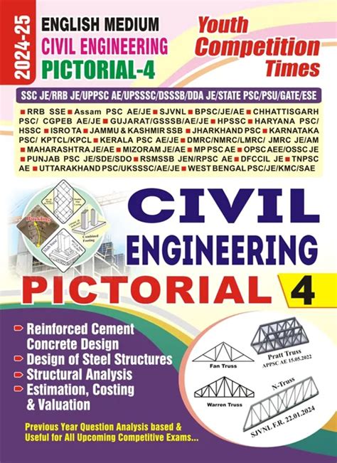 Yctbooks English Medium) Civil Engineering Pictorial Volume-4 (2024-25 ...