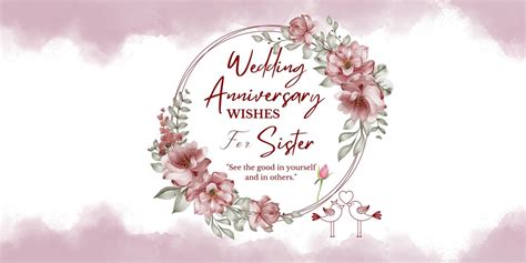 Wedding Anniversary Wishes For Sister Best 30 - WishingQuote