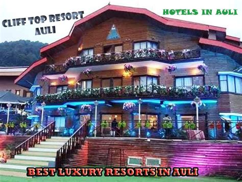Auli Ski Resort | Cliff Top Ski Resorts In Auli | Auli Hotels | Hotels ...