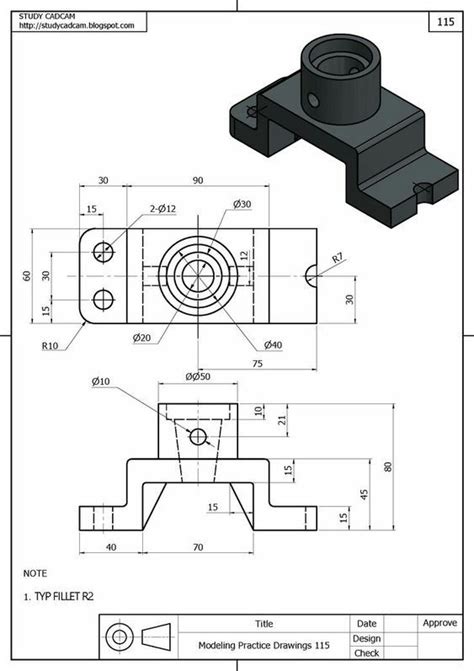 Image result for SolidWorks Part Drawings Cube Tutorial