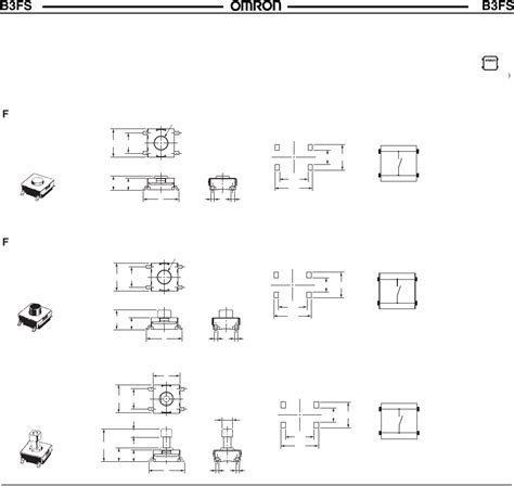 B3FS Series Datasheet by Omron Electronics Inc-EMC Div | Digi-Key ...