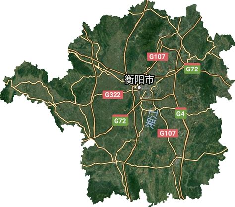 衡阳市高清卫星地图,Bigemap GIS Office