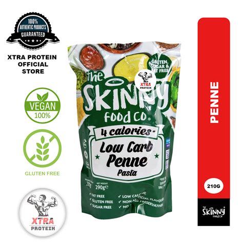 Skinny Food 4 Calorie Penne Pasta (210g) 4 Calorie – Xtra Protein ...