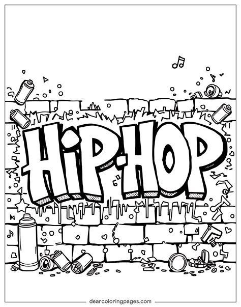 Graffiti Coloring Pages [2025]