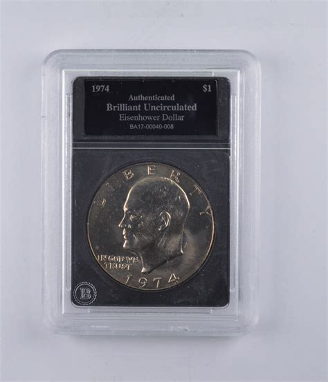 1974 Eisenhower Dollar Beauifully Displayed | Property Room