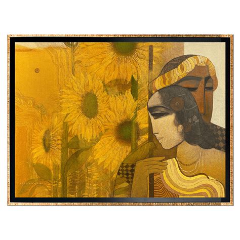 SIDDHARTH SHINGADE - Sunflower | Contemporary Indian Art – KYNKYNY Art ...