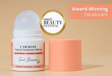 Carmesi Natural Deo Roll On & Underarm Deodorant (50ml)