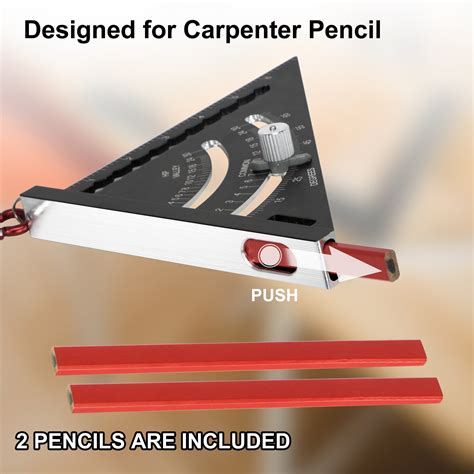 Buy Carpenter Square Woodworking square 7 inch framing Rafter Square ...