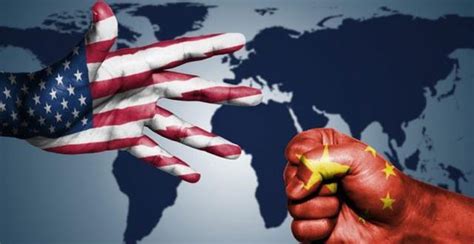 美国对中国贸易战 向量例证. 插画 包括有 概念, 冲突, 商业, 例证, 导出, 强加, 保护贸易主义 - 152682630