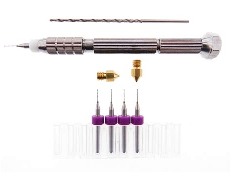 3D Printer Clogged Extruder and Nozzle Print Head Kit 4pc .5mm + 2.0mm ...