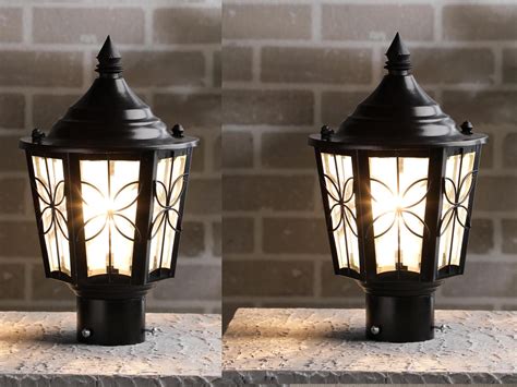 DarkVision Black gate Light for Home gate/gate lamp/gate Lamps for ...