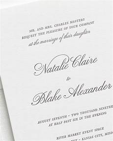 Script Wedding Invitations by Classic Script Letterpress Wedding Invitations Script Wedding Invitations