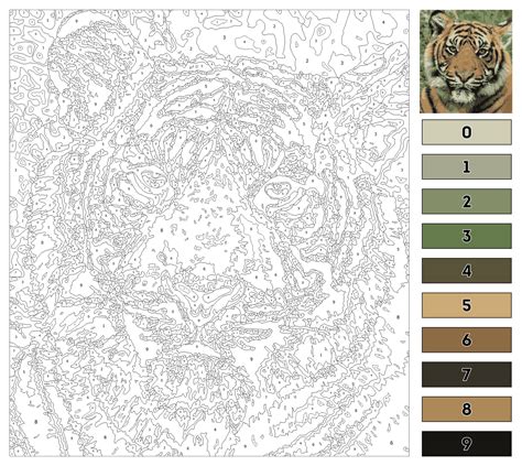 Hard Color By Number Coloring Pages - 10 Free PDF Printables | Printablee