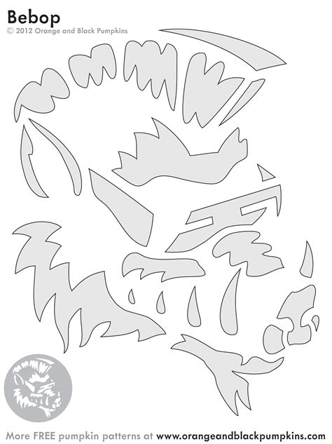 Image result for TMNT Pumpkin Pattern