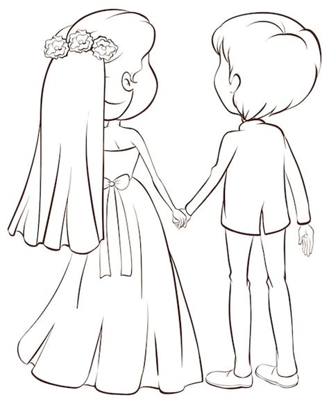 Immagini di Disegni sposi stilizzati - Download gratuiti su Freepik