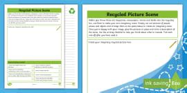Recycling Pictogram Activity (teacher made) - Twinkl