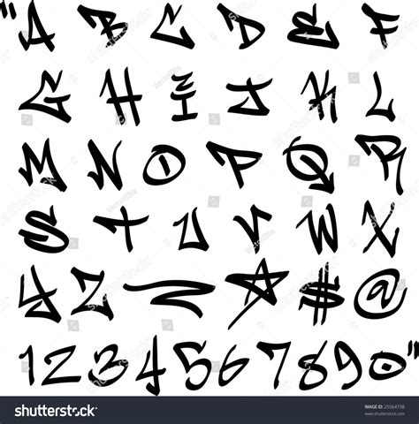 Gang Writing Alphabet
