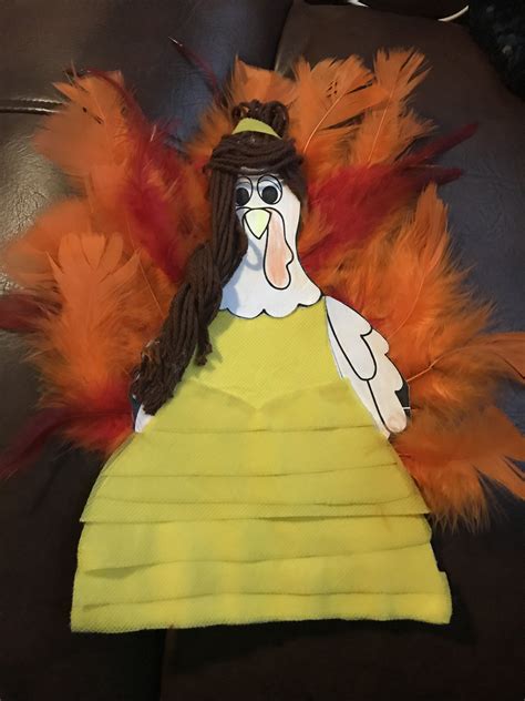 Disguised turkey-belle | Turkey disguise, Turkey disguise project ...