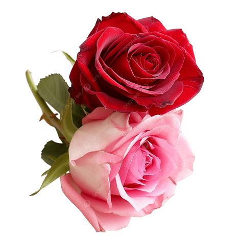 Romantic Red And Pink Roses, Red Rose, Pink Rose, Beautiful PNG ...