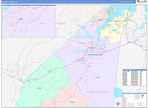 Suffolk County Zoning Map