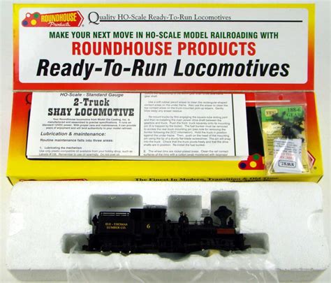 Roundhouse 56510-00204 Ely Thomas 2-Truck Shay Locomotive w/NW ...