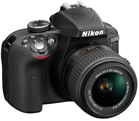 Nikon D3300 DSLR Camera with 18-55mm Lens (Black) 1532 B&H Photo