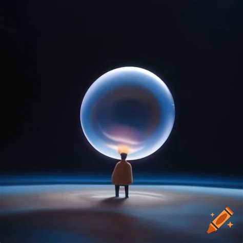 Microscopic bubble of radiant energy in dark universe, Miyazaki style ...