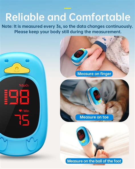 Snapklik.com : Pulse Oximeter For Kids Oxygen Monitor Children Pulse ...