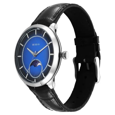 Buy Online Titan Caelum Sun Moon Sub-Dial in Cobalt Blue - Stellar ...