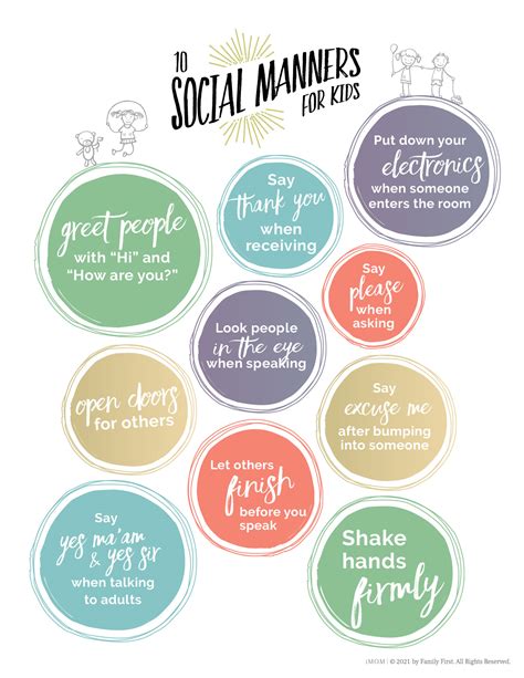 10 Social Manners for Kids - iMOM