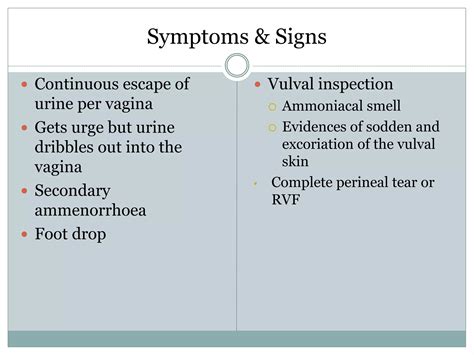 Genital tract fistula | PPTX