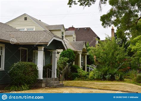 Neighborhood in Salem, the Capital City of Oregon Stock Image - Image of estate, salem: 263821845