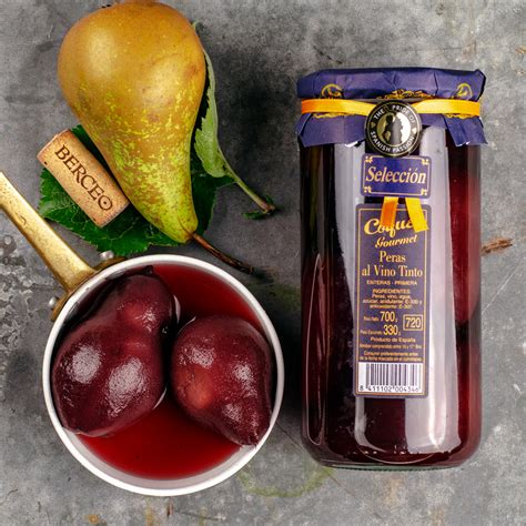 WHOLE PEAR IN WINE GOURMET JAR 700g - Spanish Passion Foods & Wines