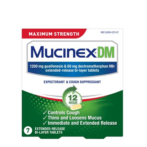 MUCINEX® DM - Extended Release Bi-Layer Tablets
